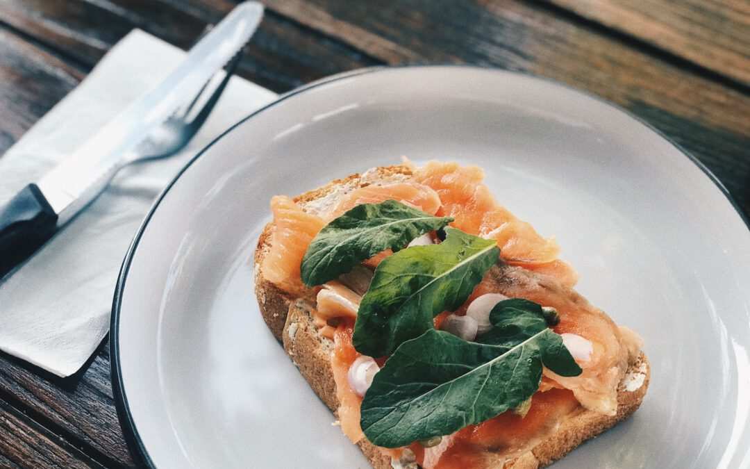 Gerookte zalm (kweekvis)