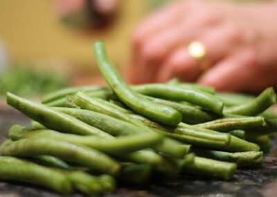 Green beans (plastic)