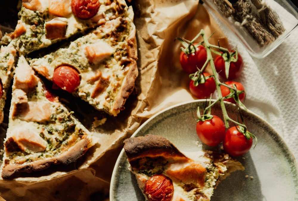 Tomaten-ricottataart (via De Hippe vegetarier)